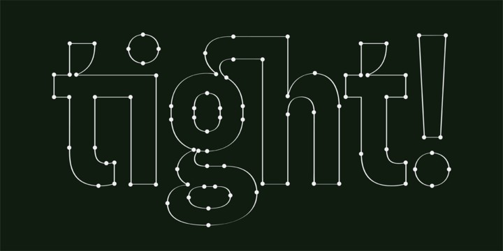 Beispiel einer Blimone Light Italic-Schriftart